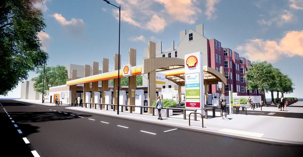 Shell transforma bomba de gasolina em estação de carga para eléctricos
