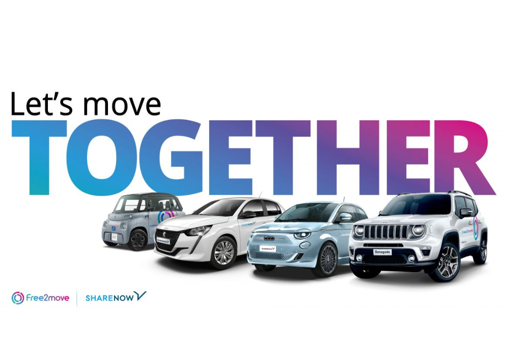 Free2move torna-se líder mundial em mobilidade com a aquisição da Share Now