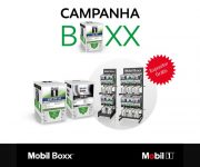 Mobil oferece Expositor e Jarros na compra de Mobil Boxx