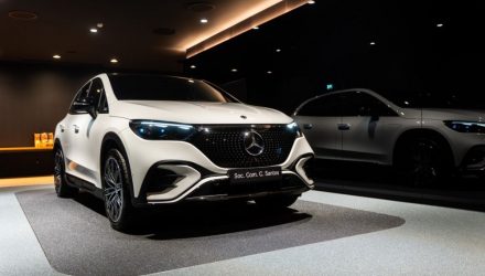 Soc. Com. C. Santos recebe novo EQE SUV da Mercedes-Benz
