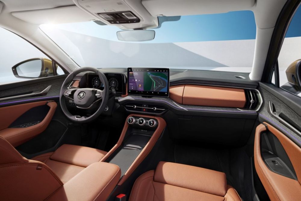 Melhorar o espaço, o conforto e o controlo: A Škoda apresenta os destaques do interior das novas gerações Kodiaq e Superb