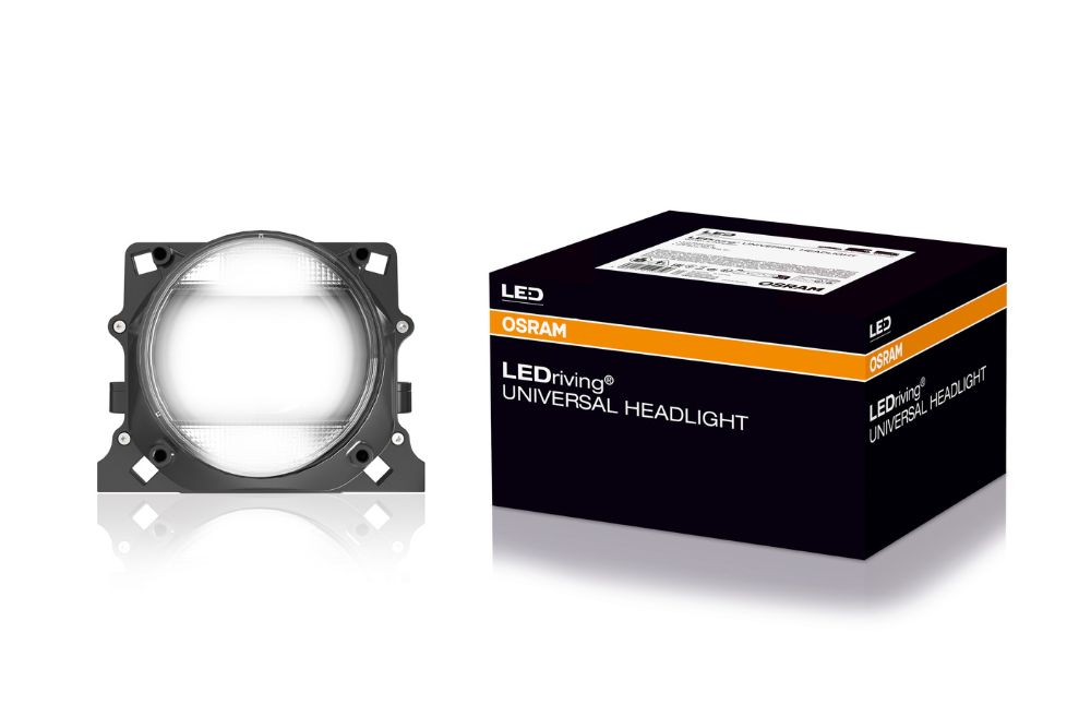 Multifuncionalidade, individualidade, conveniência e máxima eficiência ótica com os novos OSRAM LEDriving® Universal Headlight