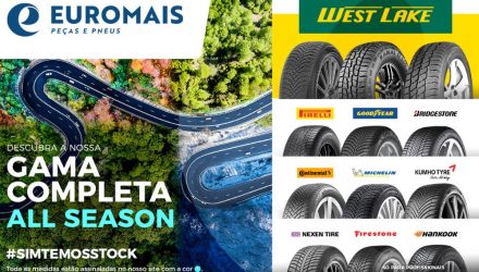 EuroMais aumenta stock de pneus ALL SEASON