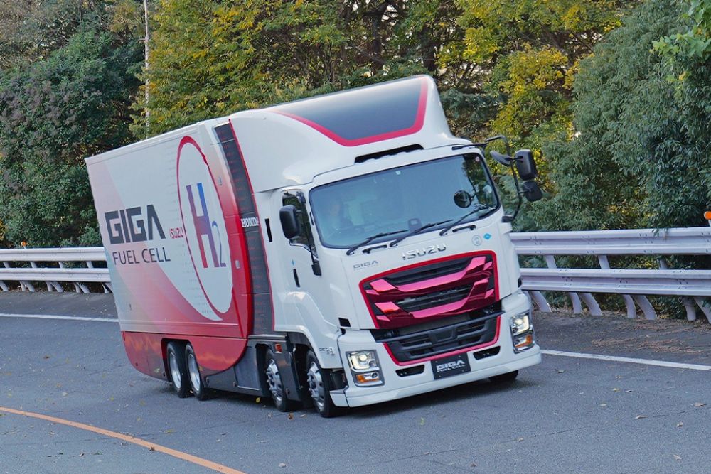 Honda e Isuzu iniciam testes de demonstração de camião a hidrogénio em estradas públicas no Japão