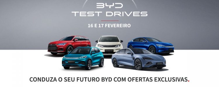 Conduza a liderança com ofertas exclusivas no BYD Test Drives Event