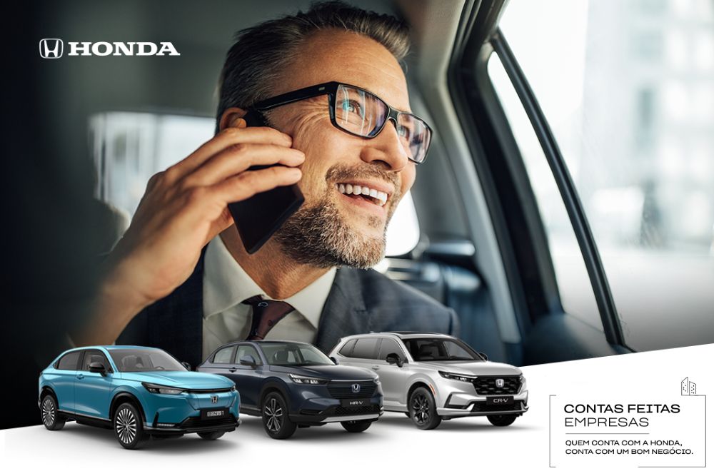Honda aposta na transparência e apresenta “Contas Feitas Empresas” em gama SUV