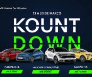 Kia “Kount Down”  Uma semana de condições especiais em mais de 500 automóveis seminovos