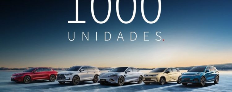 BYD supera as 1000 vendas de veículos novos, em menos de um ano, em Portugal