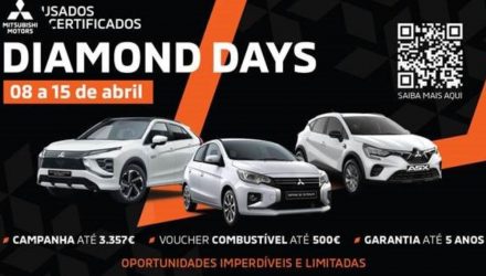 “Diamond Days” uma semana de oportunidades exclusivas em mais de 300 viaturas seminovas Mitsubishi