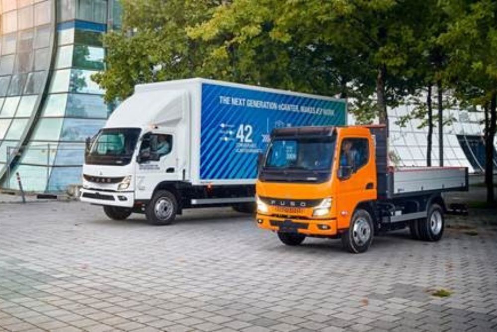 Fuso eCanter logística sustentável fabricada em Portugal faz roadshow pelo país