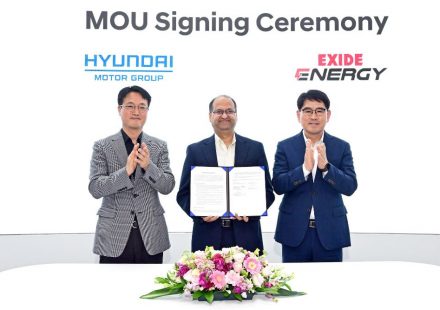 Hyundai estabelece parceria estratégica com Exide Energy para a produção local de baterias de veículos elétricos na Índia