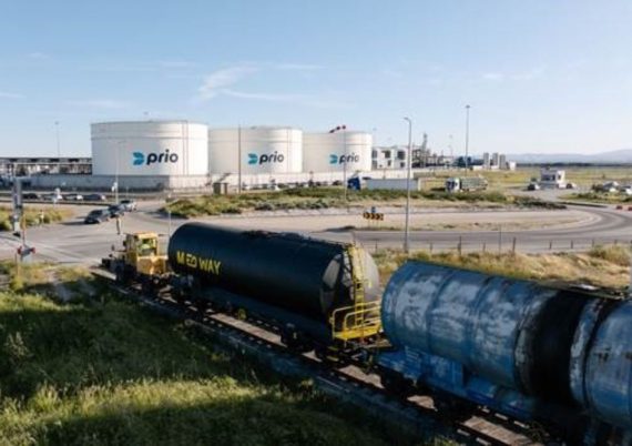 PRIO inaugura serviço de transporte de biocombustível por comboio no Porto de Aveiro